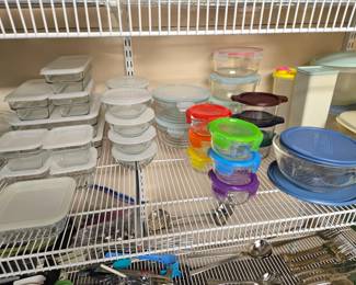 Glass food storage containers