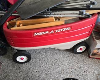 Radio Flyer plastic wagon