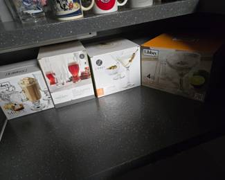 Libbey glassware in boxes #2