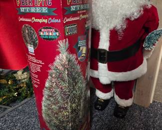 Christmas tree & Santa