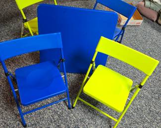 Children's card table & chairs
