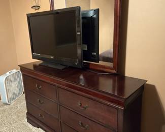 Dresser with mirror
