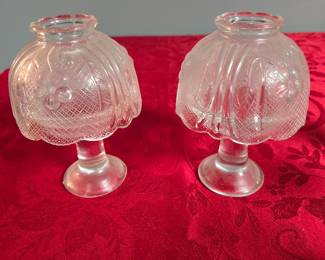 Vintage fairly lamps - clear glass