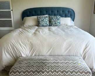 King bed with headboard 