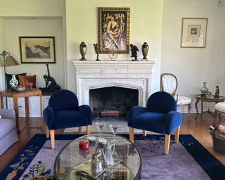 Vintage Chinese Deco rug