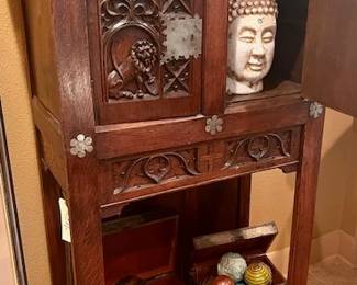 Pair of Carved Cabinets