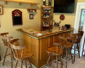 The bar has been sold.  The chairs are still available.