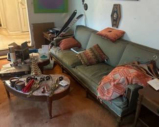 MCM COUCH AND COFFEE TABLE