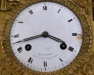 Closer look at the clock face