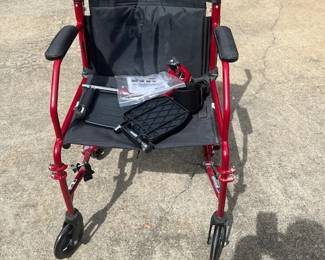 Medline ultralight transport chair