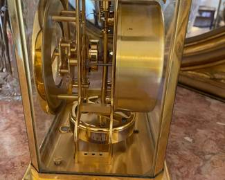 The side view of the Jaeger Le Coultre clock