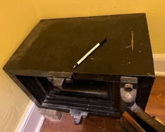 The pen is for scale