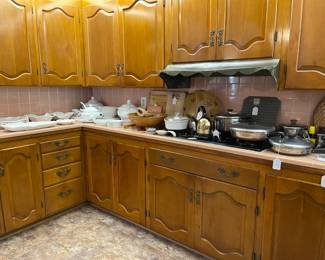 Looking into the kitchen