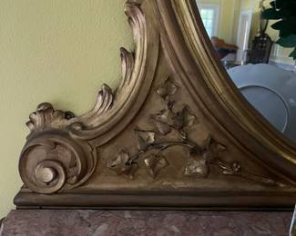 Base detail of the mirror