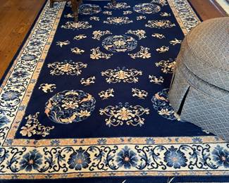 This is the Karastan "Blue Dynasty" rug in the master bedroom