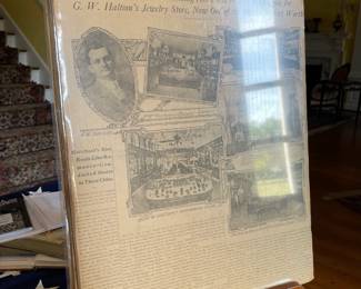 Historical advertisements for the Fort Worth location of the original Haltom Jewelers, from 1910