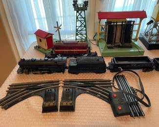 More track and showing the Lionel Engine and coal car