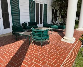 Wonderful Vintage Outdoor furniture with cushions