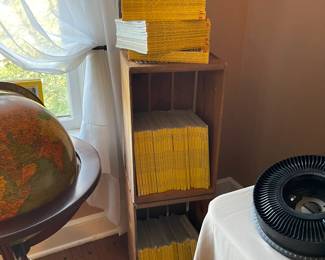 A large collection of National Geographic magazines going back to the 50's