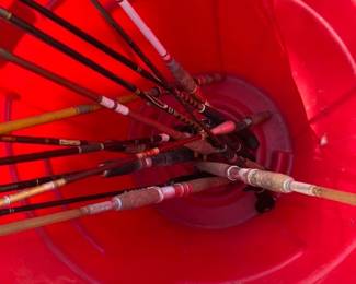 Lot's of vintage rods