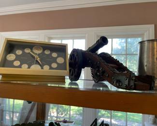 President Kennedy coin clock, and more canons