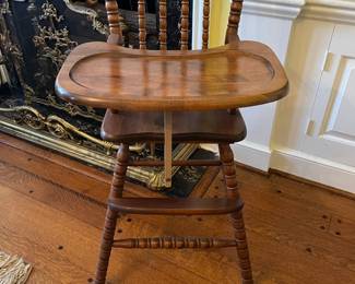 Antique child's high chair