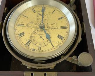 Antique Joseph Sewill, Liverpool, England, Marine Chronometer #1083