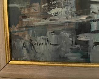 Signature on the Vienna Street Scenes