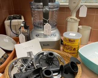 Breville Souse Chef Processor with blades, toaster