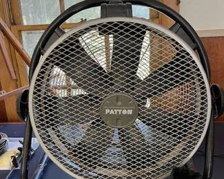 PATTON 20" INDUSTRIAL HIGH VELOCITY FAN 3 SPEED 7 BLADE! We have 2 of these