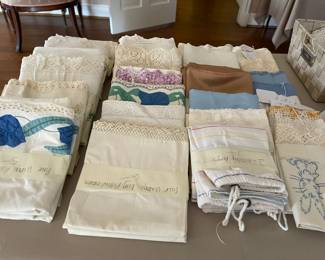 Vintage standard, and baby/child pillow cases