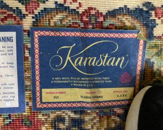 Karastan Rug "Floral Kirman" 4.3" X 6'