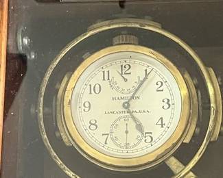 Hamilton Marine Chronometer Circa 1943 Model 22