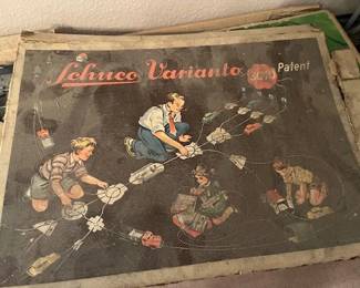 Fresh out of the attic Schuco Varianto car and track set.