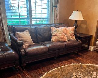 Formal Leather Couch