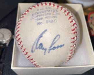 Signed baseball