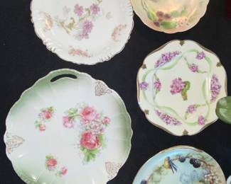 Beautiful painted plate collection