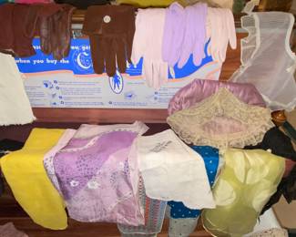 Fancy gloves and scarves