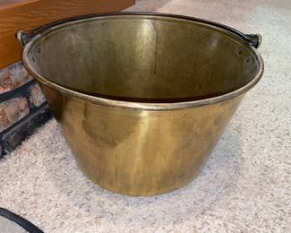 Brass cauldron