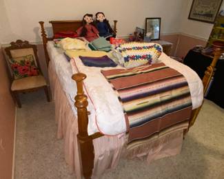 3/4 bed with specialty mattress