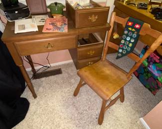 Girl Scouts sash - sewing cabinet