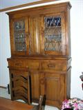 This is the Michigan pine hutch that was built by the wood shop students of John Glen High School in the 80's.