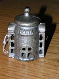 Metal Toy Bank, old
