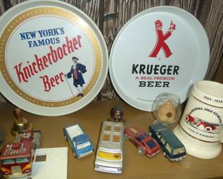 vintage beer trays