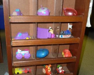 free standing 2 sided  display, rotates