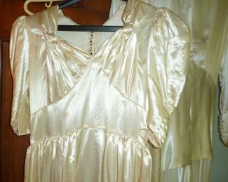 vintage satin gowns