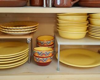 Yellow Fiesta dinnerware
