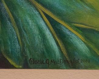 Oversized painting by Phoebe MacDonald