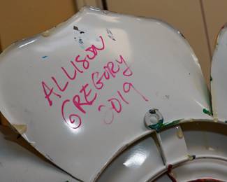 Flower artwork by Allison Gregory