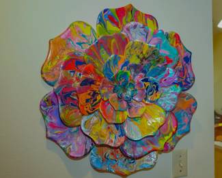 Flower artwork by Allison Gregory